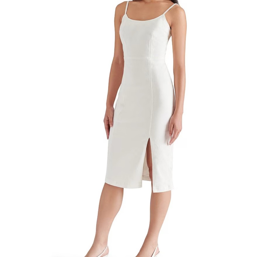 Steve Madden Giselle Denim Scoop Neck Sleeveless Dress